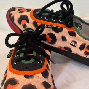 Startas Shoes X Revolt Clothing LEO cheetah print
